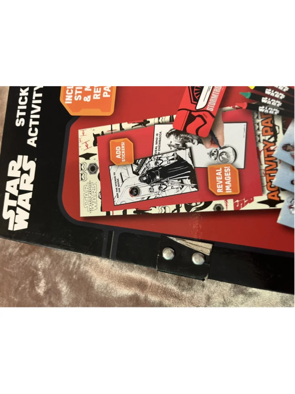Star Wars Sticker Activity Fun Book By TARA 2015 Coloring Stickers Kylo Ren